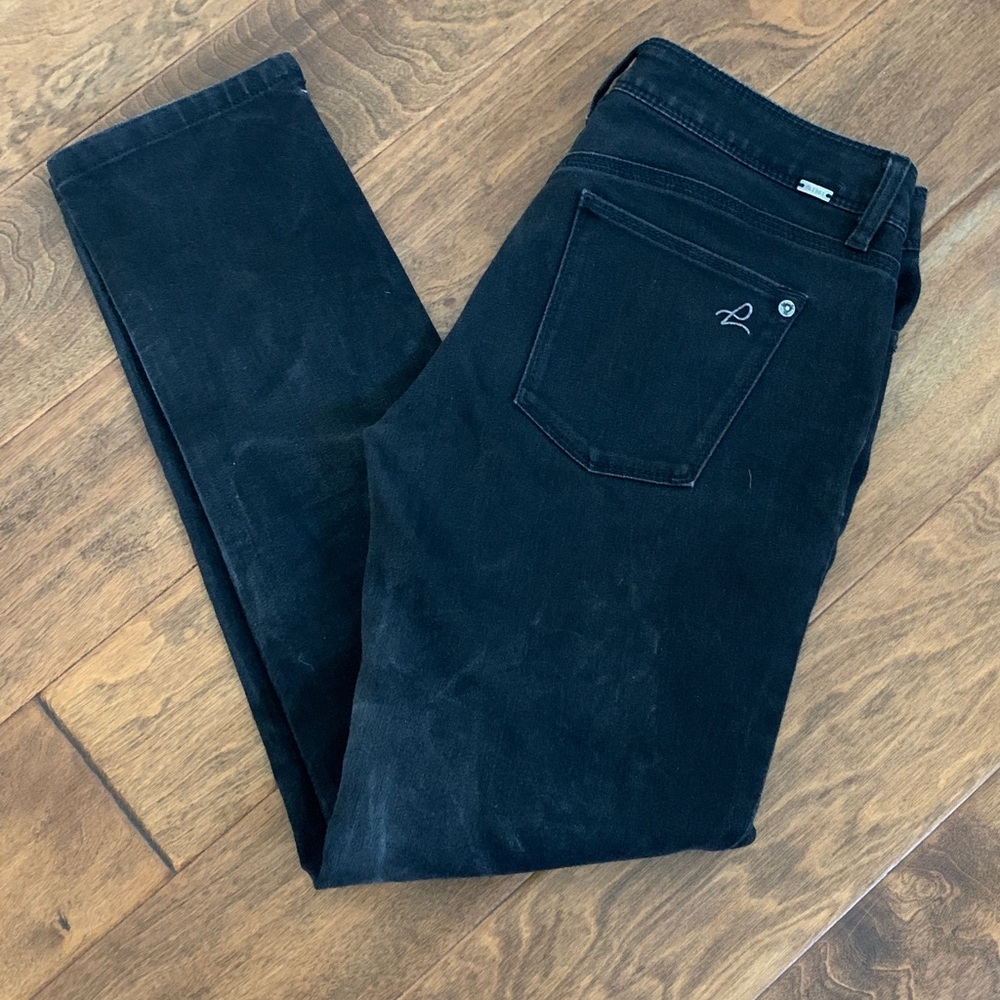 Dl1961 Jeans Womens 29 Black Angel Skinny Ankle 4 Way Mid Rise Stretch